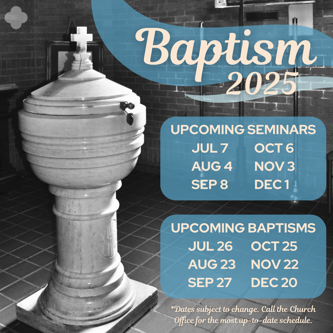 Baptism Schedule 2025 pt2